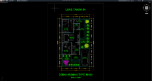denah type 40-84 bagian 8