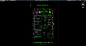denah type 40-90 bagian 12