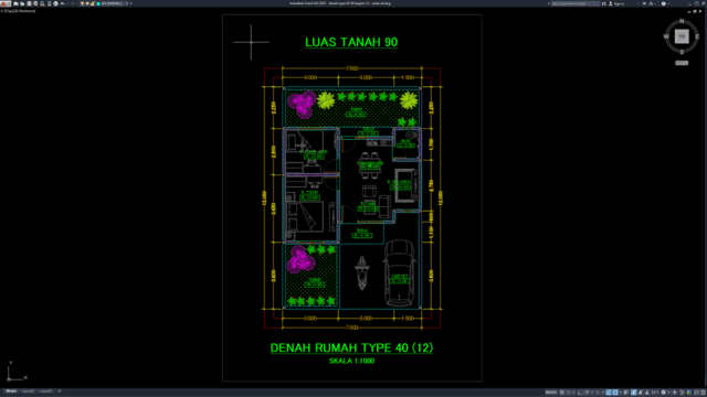 denah type 40-90 bagian 12 denah type 40-90 bagian 12