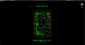denah type 42-104 bagian 1