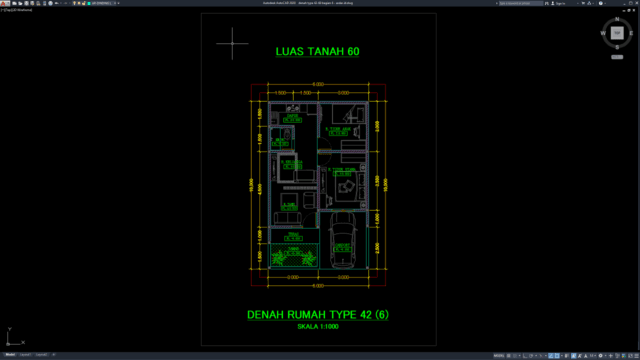 denah type 42-60 bagian 6 denah type 42-60 bagian 6