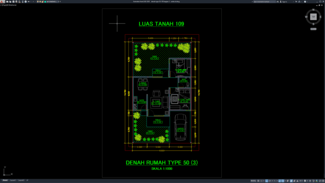 denah type 50-109 bagian 3 denah type 50-109 bagian 3