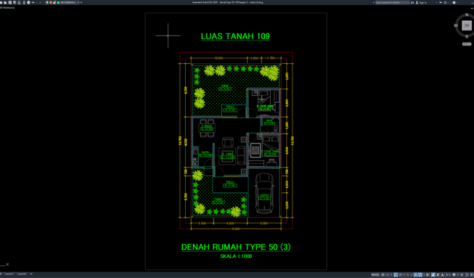 denah type 50-109 bagian 3