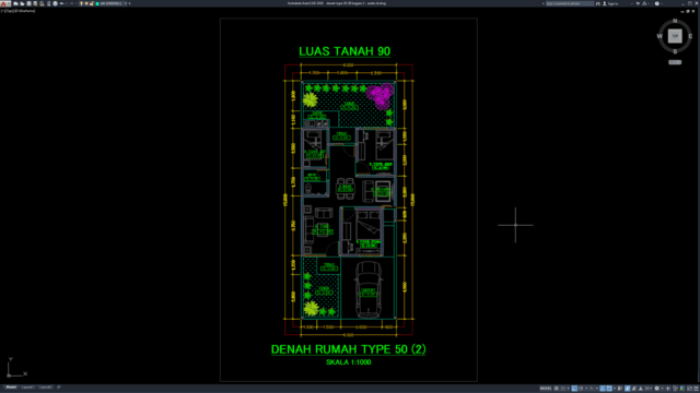 denah type 50-90 bagian 2 denah type 50-90 bagian 2