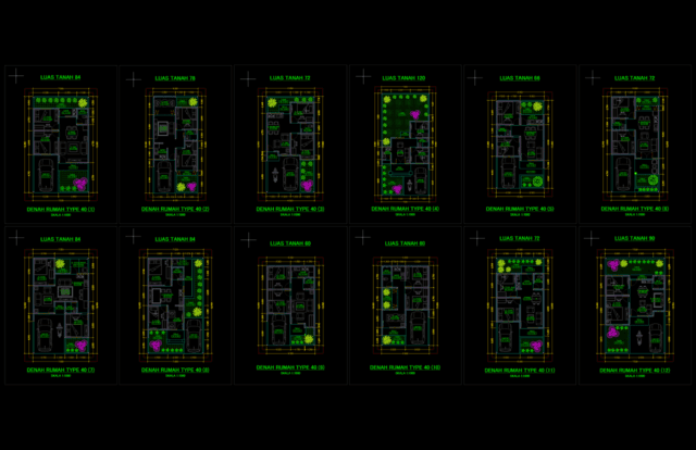 kumpulan denah type 40