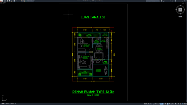 denah type 42-58 bagian 8