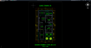 denah type 42-75 bagian 11