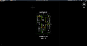 denah type 45-102 bagian 6