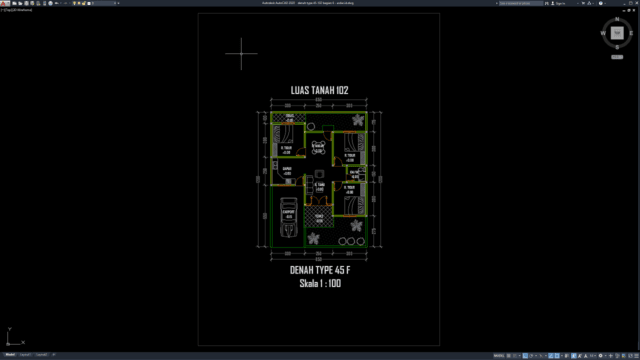 denah type 45-102 bagian 6 denah type 45-102 bagian 6