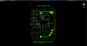 denah type 45-108 bagian 11