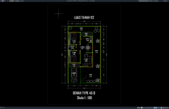 denah type 45-112 bagian 2