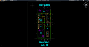 denah type 45-84 bagian 1
