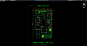denah type 60-104 bagian 12