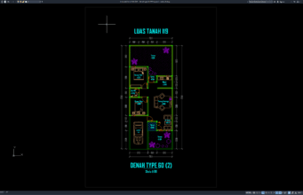 denah type 60-119 bagian 2