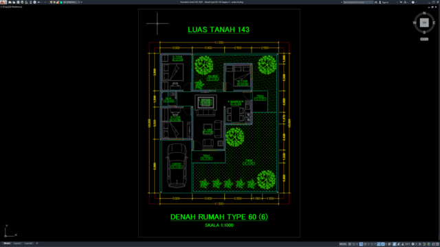 denah type 60-143 bagian 6 denah type 60-143 bagian 6