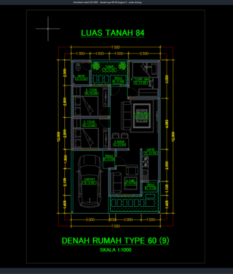 denah type 60-84 bagian 9