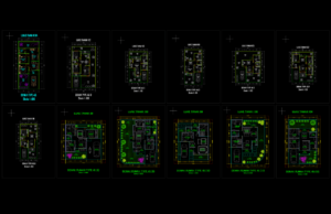 Kumpulan Denah Rumah Type 45 Lengkap Format DWG AutoCAD kumpulan denah type 45