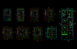 Download Denah Rumah Tinggal 1 Lantai DWG AutoCAD denah rumah tinggal 1 lantai dwg autocad
