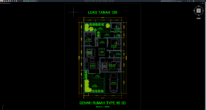 denah type 90-120 bagian 8
