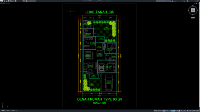 denah type 90-136 bagian 9 denah type 90-136 bagian 9