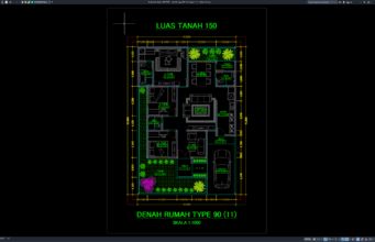 denah type 90-150 bagian 11