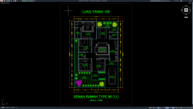 denah type 90-150 bagian 11