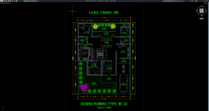 denah type 90-165 bagian 3