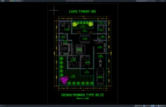 denah type 90-165 bagian 3