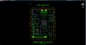 denah type 90-165 bagian 5