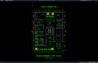 denah type 90-165 bagian 5