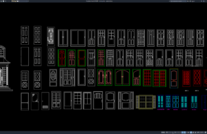 Download Block Pintu Gratis DWG AutoCAD block pintu