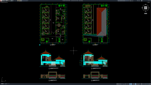 rumah dan kost 2 lantai