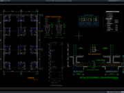 Download Gambar Detail Tulangan Kolom dan Pijakan DWG AutoCAD detail tulangan kolom dan pijakan
