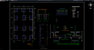 detail tulangan kolom dan pijakan