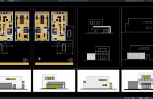 Download Desain Rumah Minimalis 2 Lantai Ukuran 125m2 DWG AutoCAD rumah minimalis 2 lantai ukuran 125 m2
