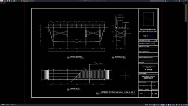 jembatan ulin bentang 12 meter jembatan ulin bentang 12 meter