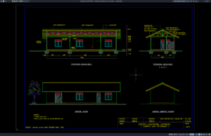Download Gambar Laboratorium Lapangan DWG AutoCAD laboratorium lapangan