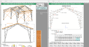 rangka atap baja tipe 3