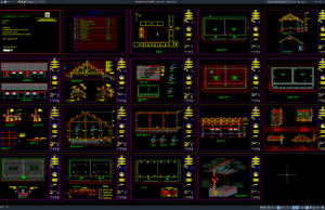 Download Gambar Desain SMP 2 Cijati DWG AutoCAD smp 2 cijati