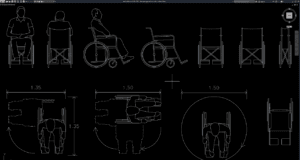 block pengguna kursi roda