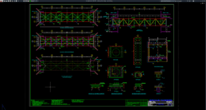 detail jembatan baja