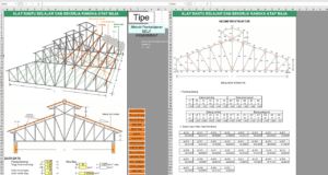 rangka atap baja tipe 1