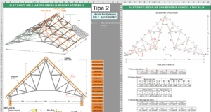 rangka atap baja tipe 2