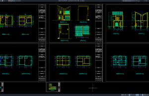 Download Gambar Rumah Estetik Minimalis 2 Lantai DWG AutoCAD rumah estetik minimalis 2 lantai