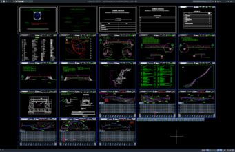 shop drawing jalan puncak pokambua wakatobi
