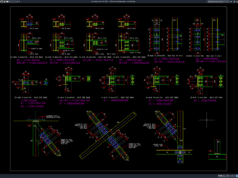 Download Gambar Struktur Sambungan Baja DWG AutoCAD struktur sambungan baja