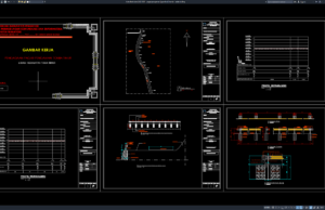 Download Desain Pagar Pengaman (Guard Rail) Tomia Wakatobi DWG AutoCAD pagar pengaman (guard rail) tomia wakatobi