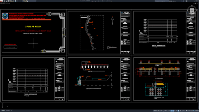 pagar pengaman (guard rail) tomia wakatobi