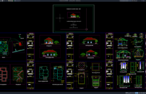 Download Gambar Rumah Type 60 m2 DWG AutoCAD rumah type 60 m2
