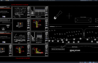 Download Desain Talud Haso Rukuwa Binongko DWG AutoCAD talud haso rukuwa binongko